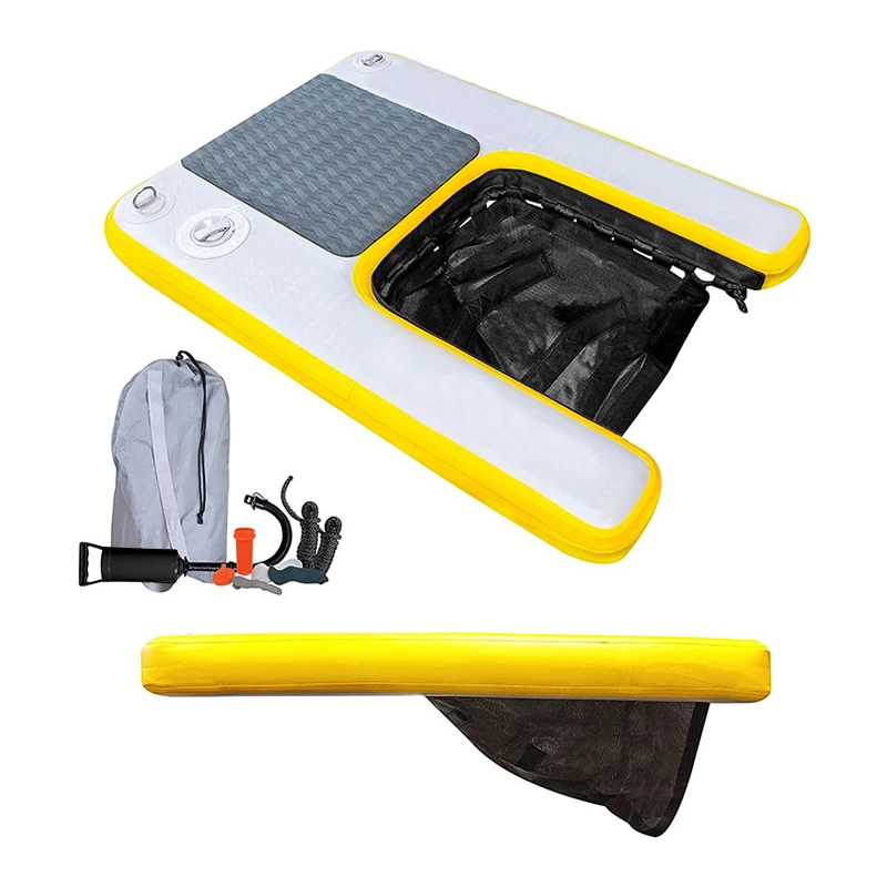 Inflatable Non-Slip Pets Foldable Pup Plank Pet ramp Floating On Water Dock Platform for Pet Customized Inflatable Pup Plank