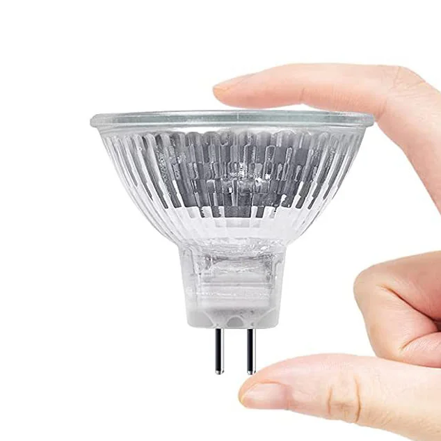 Best Selling Halogen Flood Light Bulb Clear Glass 20w 30w 35w 50w Mr16 Gu5.3 12v Dimmable Halogen Bulbs