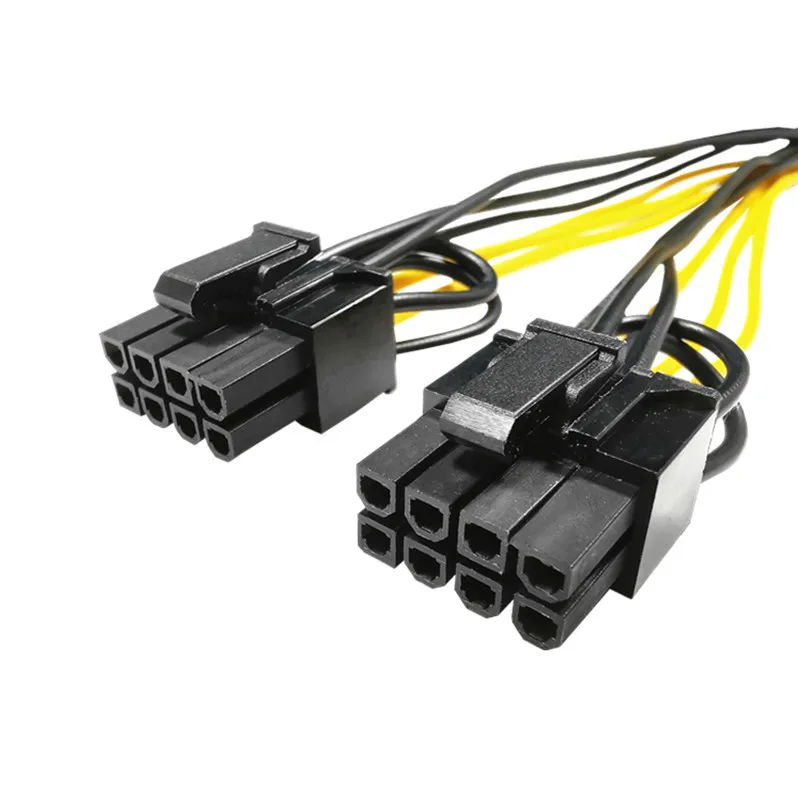 8 Pin to dual 8 (6+2) Pin PCI Express Power Converter Cable for Graphics GPU Video Card PCIE PCI-E VGA Splitter Hub Power Cable