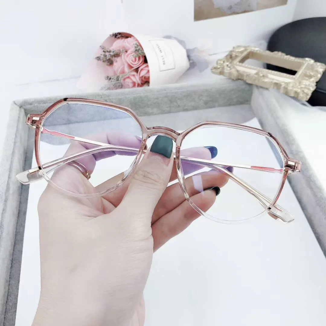 Lightweight TR90 glasses seagull legs blue light proof spectacle optical frame glasses matel frame plain glasses in stock