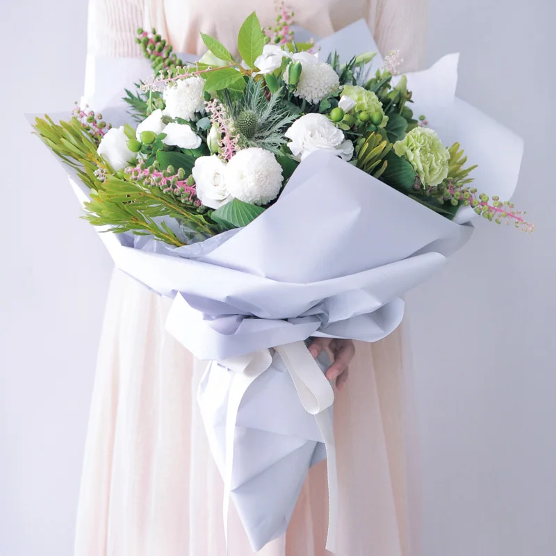 High quality Exquisite frosted fog waterproof paper for flower gift packing