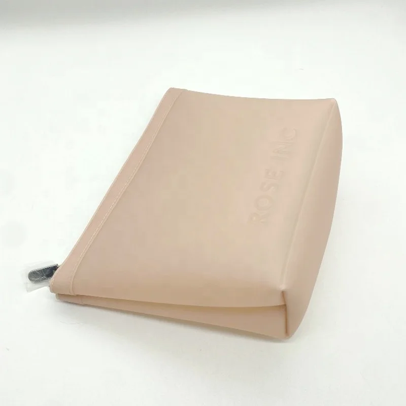 Women TPU Frosted Custom Cosmetic Bag Promotional Giveaway Gift Pouch Plastic Waterproof Vinyl Travel Makeup Bag