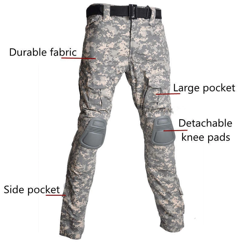 Chinese G4 knitted shirt G2 pants tactical frog suit men airsoft clothes tactical camping uniforms