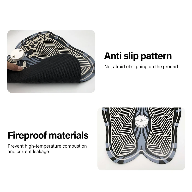 Hot Sale Pain Relieving Electric Foot Massager Foot Acupressure Massage Mat Ems Foot Massager Pad