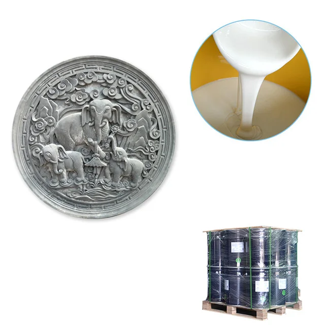 2022 Free sample rtv-2 two part liquid silicone rubber for construction ornament gypsum plaster cornice sculpture stucco mold