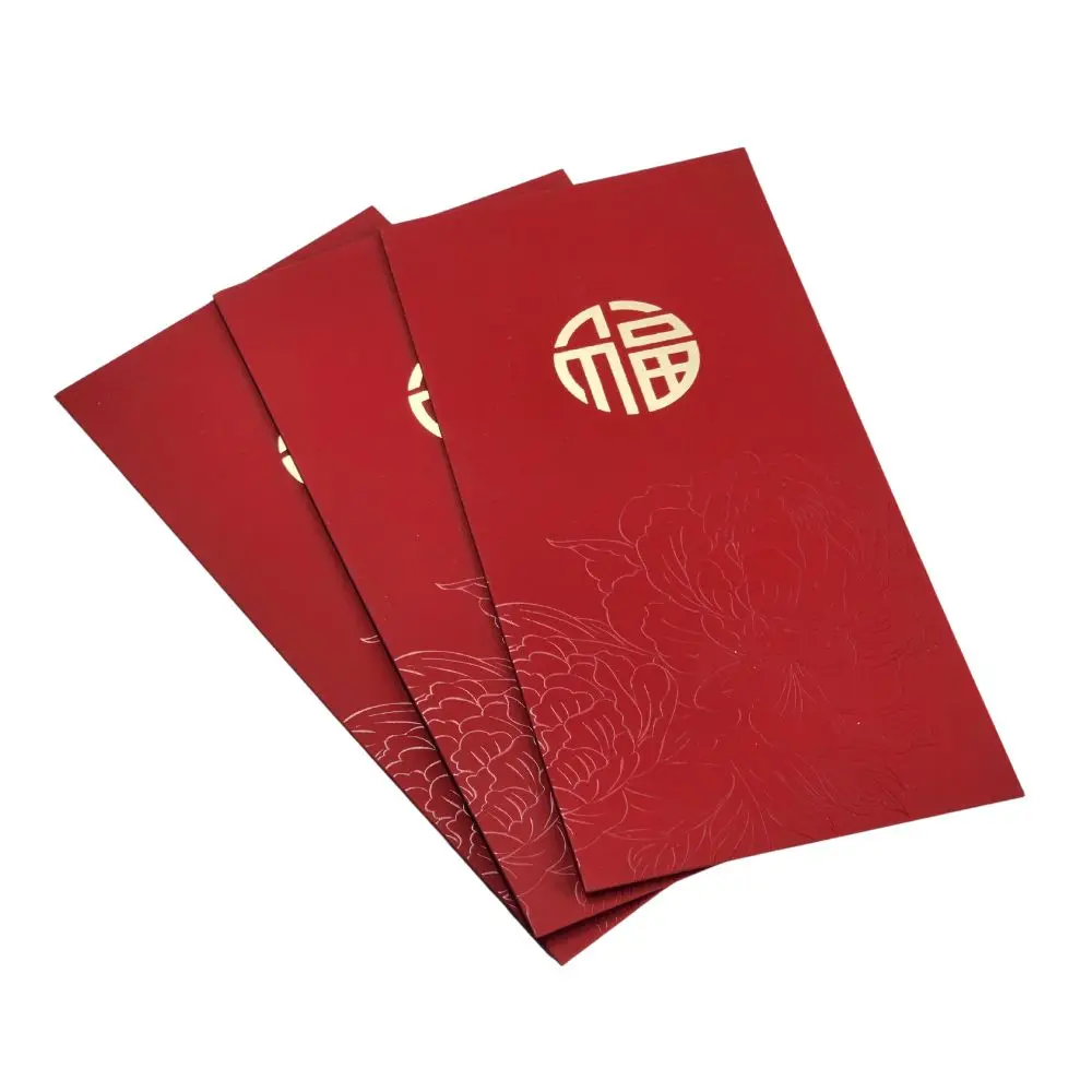 2024 Dragon Chinese New Year Custom Money Envelope Red Lucky Money Envelope Gift Envelope