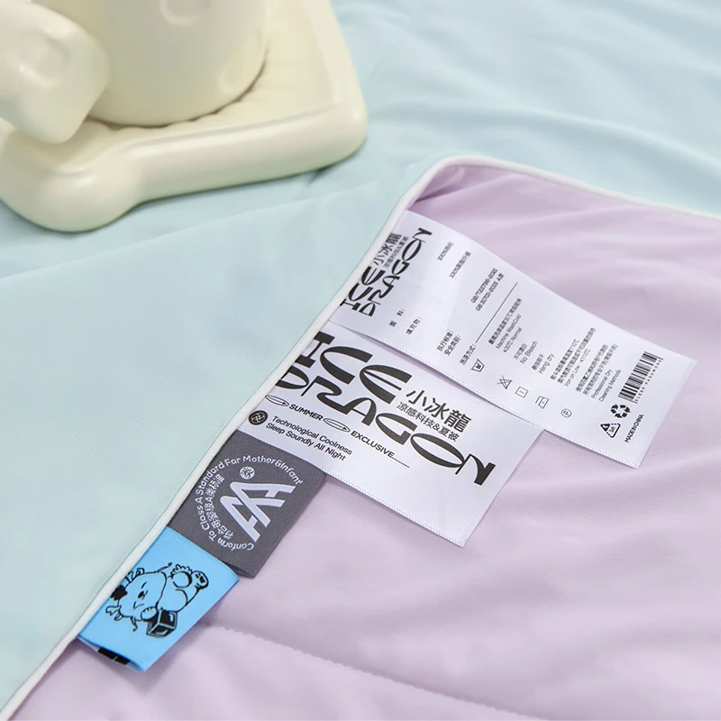 Sndon Class A Ice Cream Cool Feeling Silk Summer Quilt Summer Air Conditioning Quilt Solid Color Ice Silk Thin Quilt