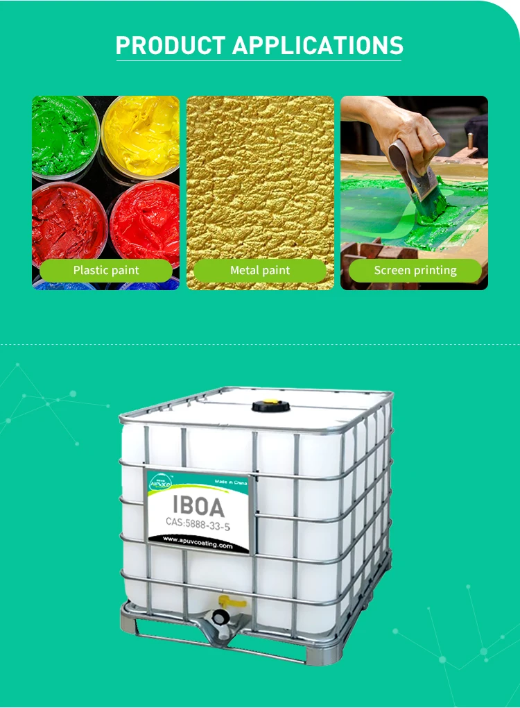 Acylate monomer Isobornyl Acrylate IBOA Monomer 5888-33-5 China Factory