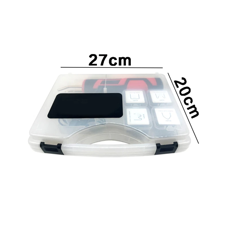 40W USB Rechargeable Cordless Plastic Welder LED Indicator Hot Stapler Gun kit Welding Machine for Car Bumper Crack Repair