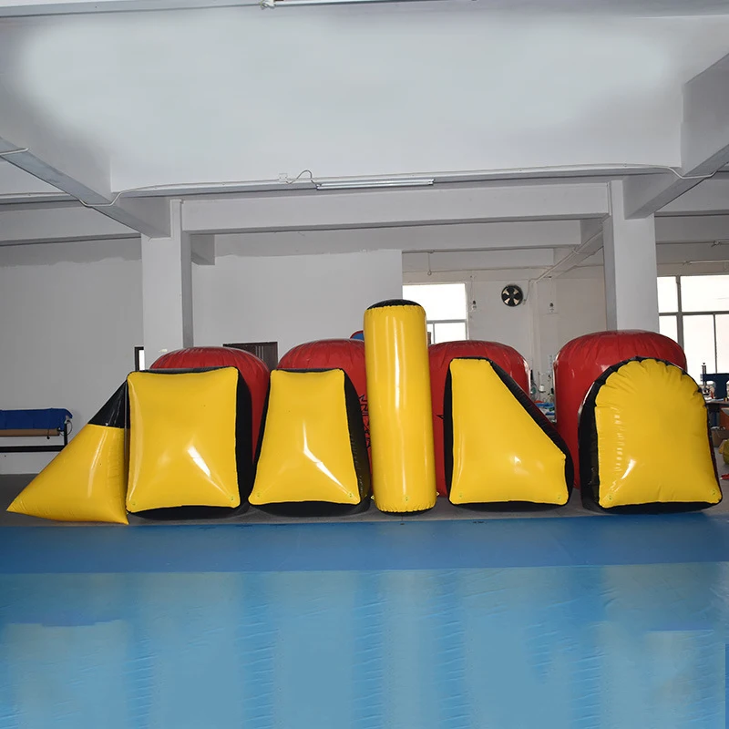 Field Shooting Game Inflatable Paintball Bunker CS Obstacles Game Arena Interactive Bunkers for Team Building Activities