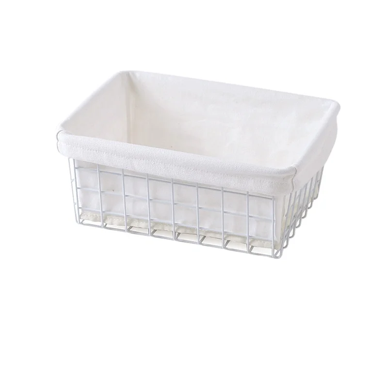 Japanese-style Metal Laundry Custom Cloth Basket Laundry Shelf Storage Basket Bedroom Storage