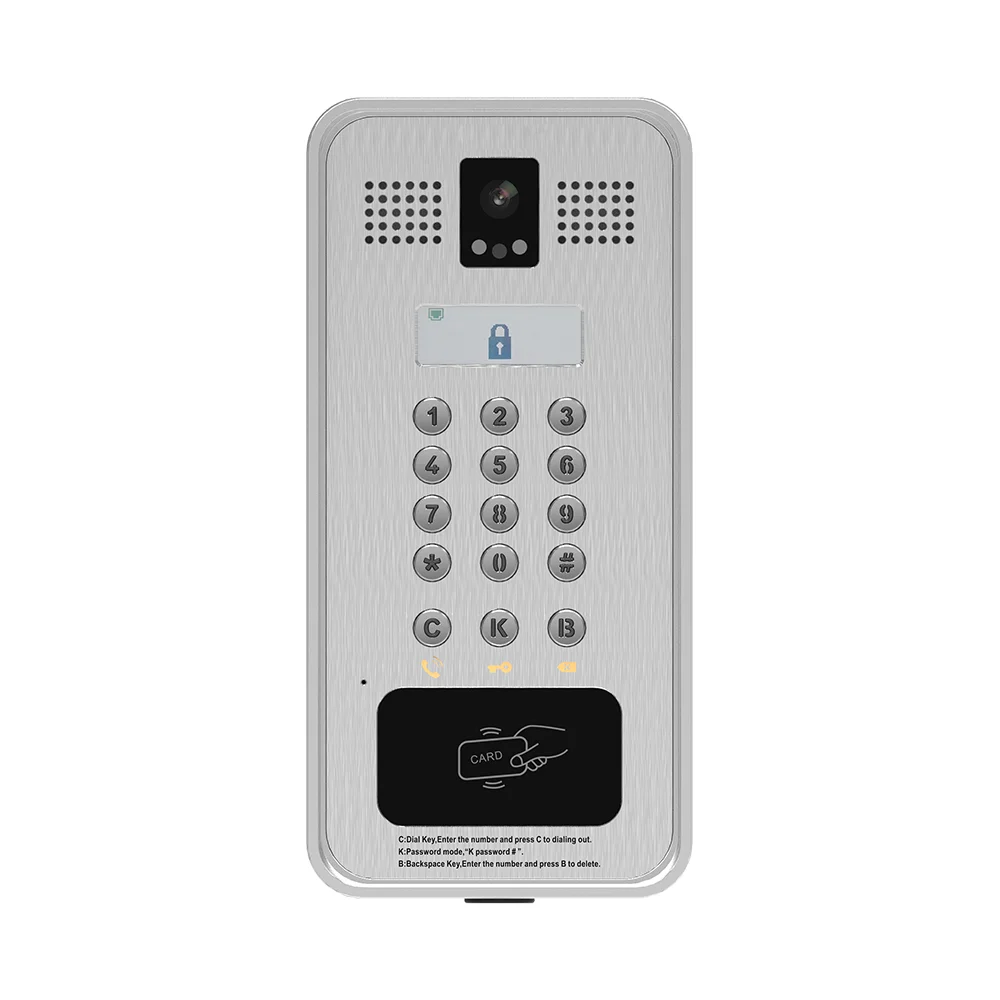 High Compatibility Door Phone System Doorbell Smart SIP Video Doorphone With Access Control Intercom And Broadcast