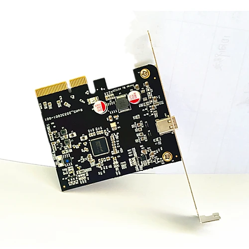 PCI Express 20Gb 1 to USB Type C PCI-E  Slot 4X to 16X USB3.2*2 Riser Pcie Riser Adapter