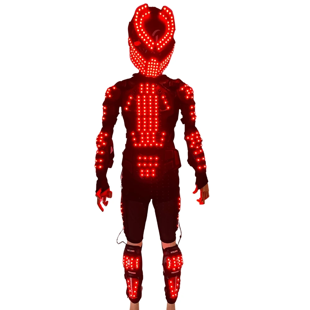 Colorful LED Lighting Costumes Stage Performance Adults DJ LED Show Suits Clothes for Celebration Party Entertainment Event Show