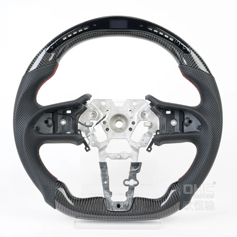 Factory Custom Steering Wheel fit for infinity Infiniti g35 g37 G37S q50 q60 Sedan Coupe exhaust LED Carbon Fiber Steering Wheel