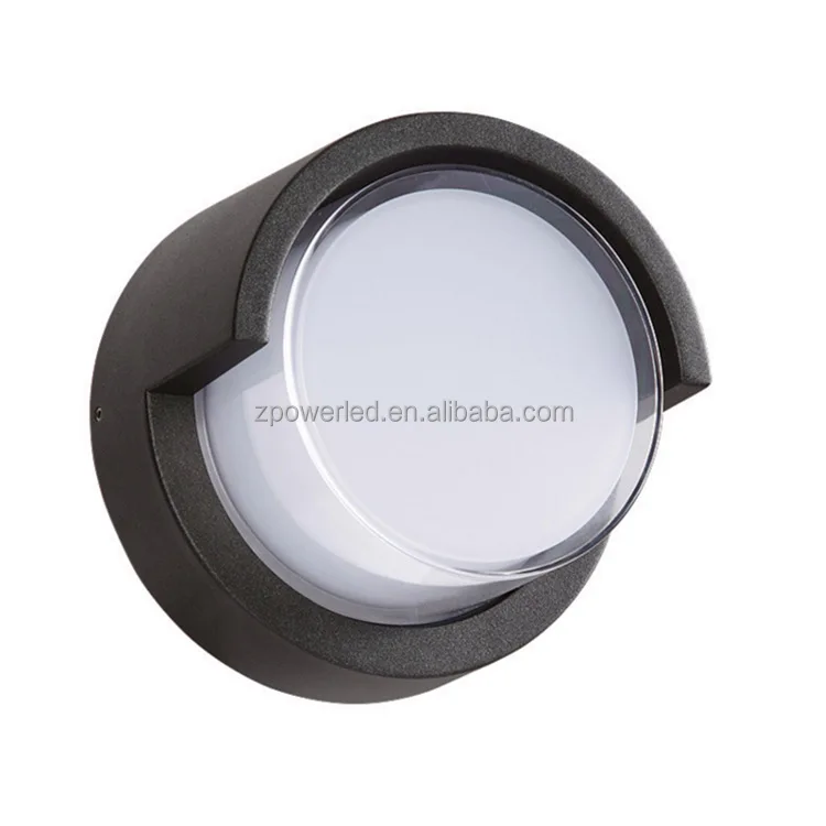 Modern Square Aluminum IP65 Outdoor Wall Lamps Mounted Installation 6w 12w LED Wall Bracket Light