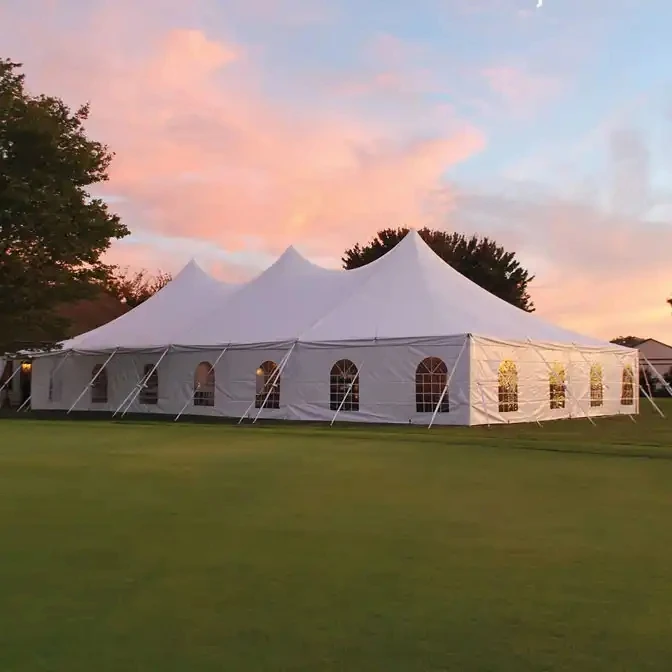 Wholesale Outdoor Tents Wedding Party High Pole Tents Sale 300 People Festival Tent With Sidewalls For Events