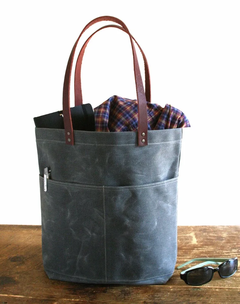 2024 Durable Vintage Waxed Canvas Bag Tote Shoulder Bag