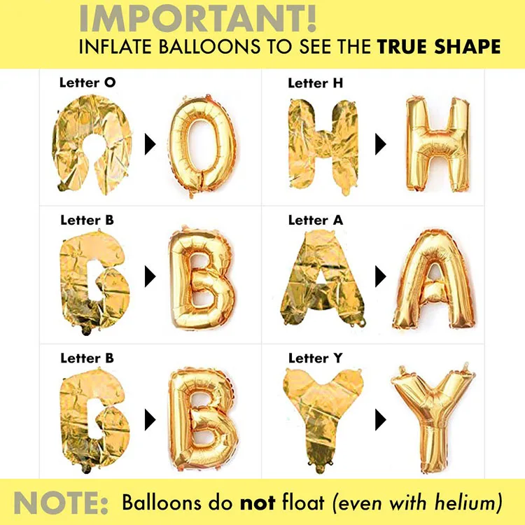 Nicro Gender Neutral Gold White Welcome Oh Baby Party Decorations Baby Shower