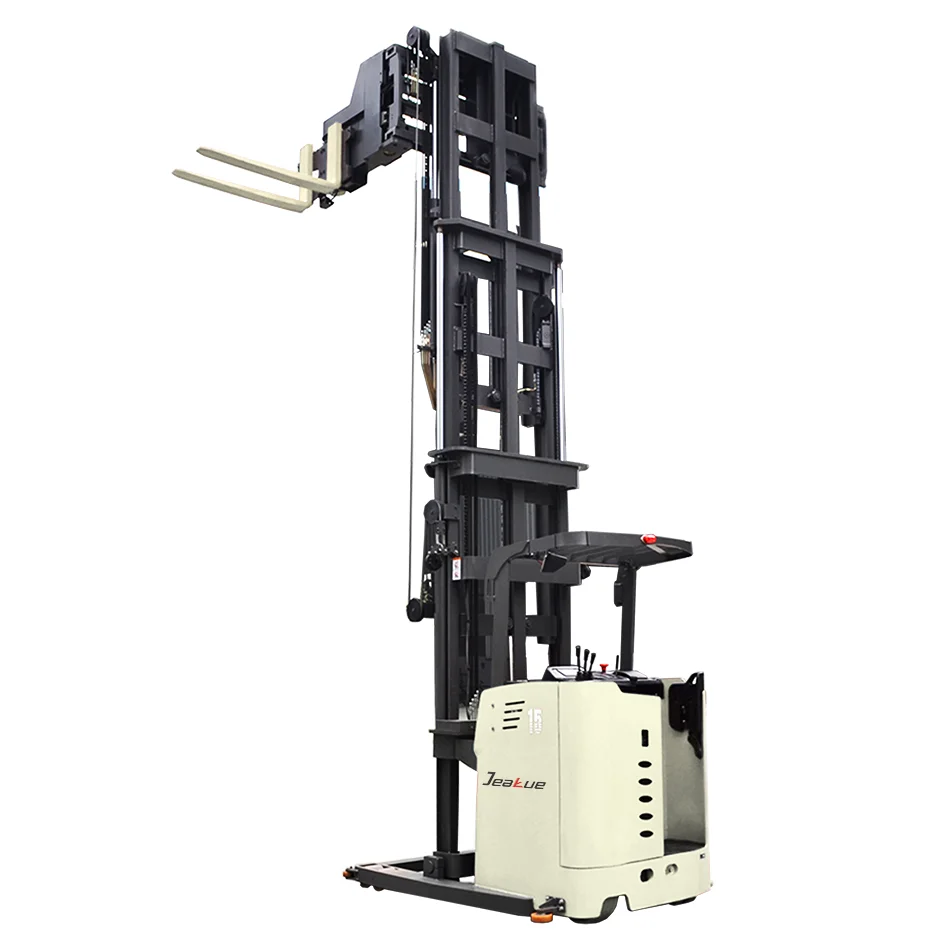 1 T 1.5 T Very Narrow Aisle  1000kg 1500 kg Man down Three Way  Electric Forklift