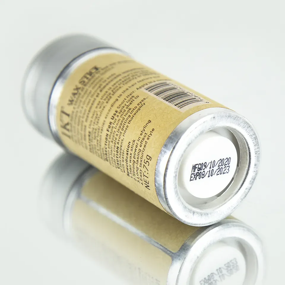 IKT Custom Logo Hair Wax Stick Long Lasting Styling Hair Edge Control Hair Wax Stick