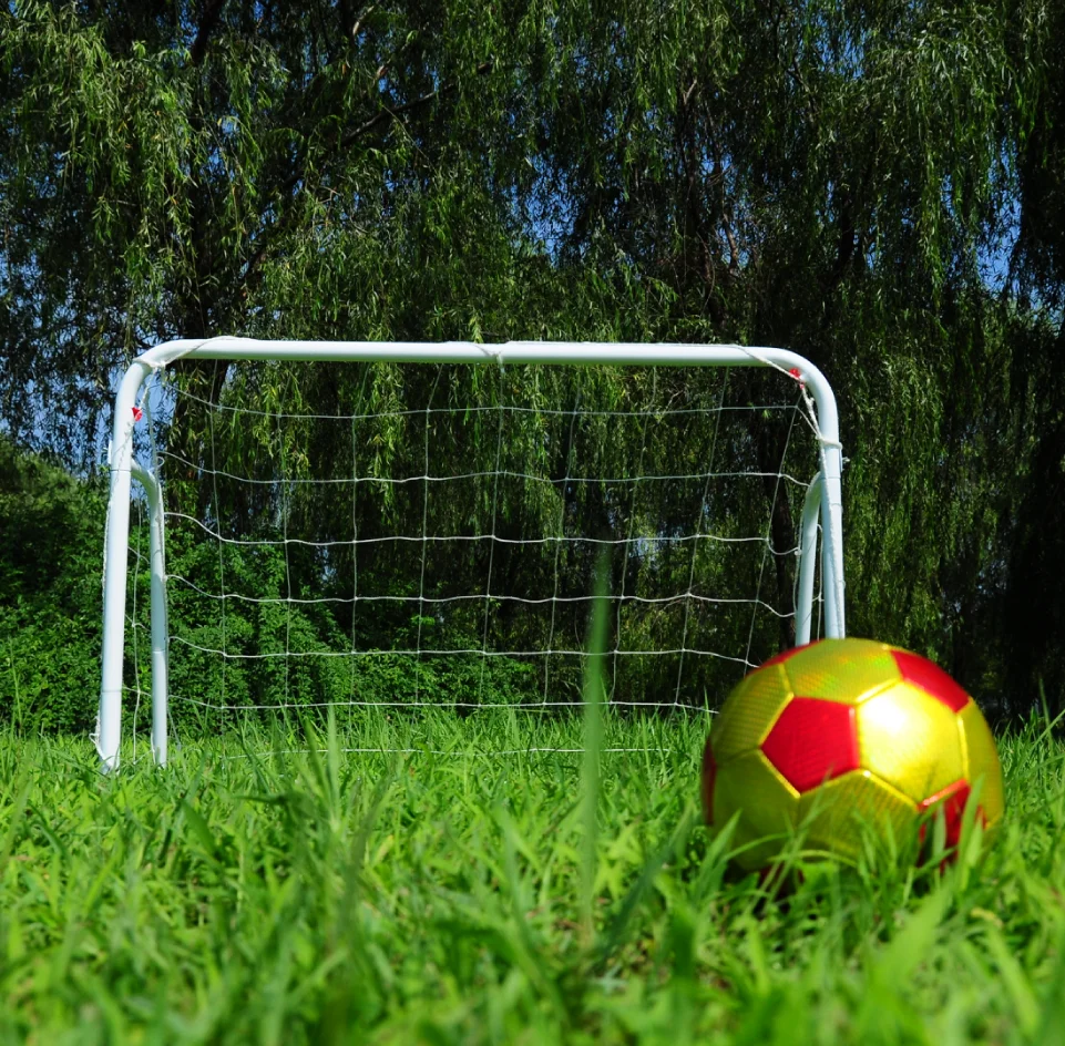 custom portable foldable small aluminium folding mini soccer football goal for 1.5m