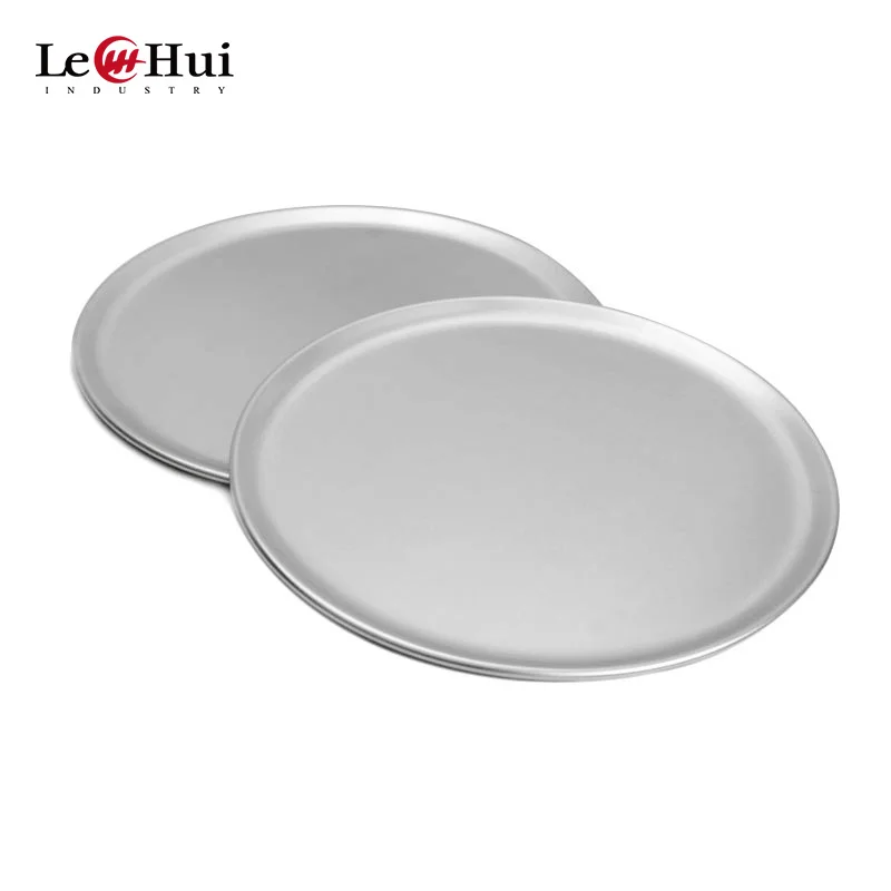 Pizza Baking Pan  plate Stainless Steel Pizza Pan 18 Inch Round Pizza Tray Baking Sheet  Nonstick