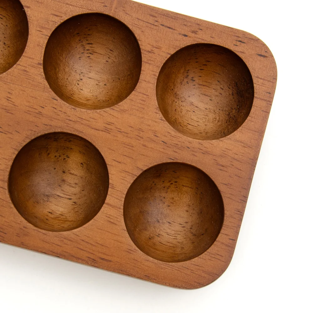 Luxury egg steak serving tray food wood plate wedding dinner wooden charger plate wholesale breakfast wooden plate dishes