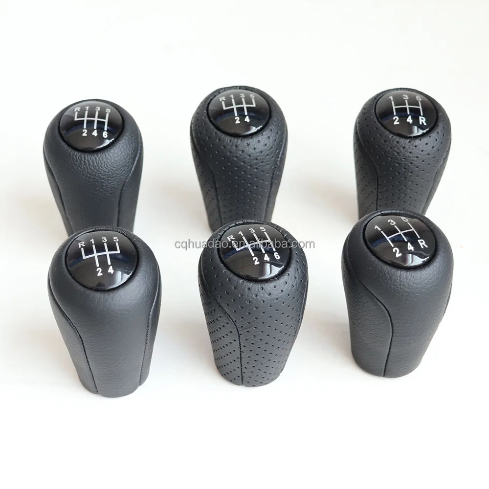 Wholesale Auto Accessory Car Interior Parts Leather Manual Gear Shift Knob Gear Shift Lever Applicable for MAZDA
