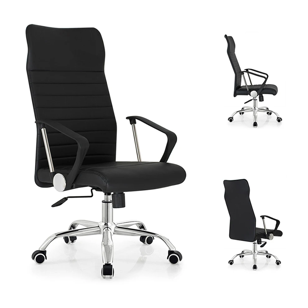 Hot Sale Office Furniture High Back Swivel Adjustable Height Executive Pu Leather Office Chair