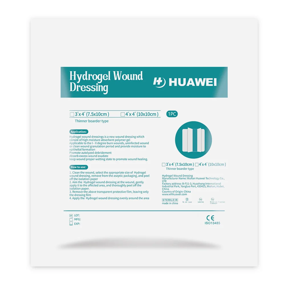 Hydrogel Wound Dressing Huawei Transparent Far Infrared Medical Materials