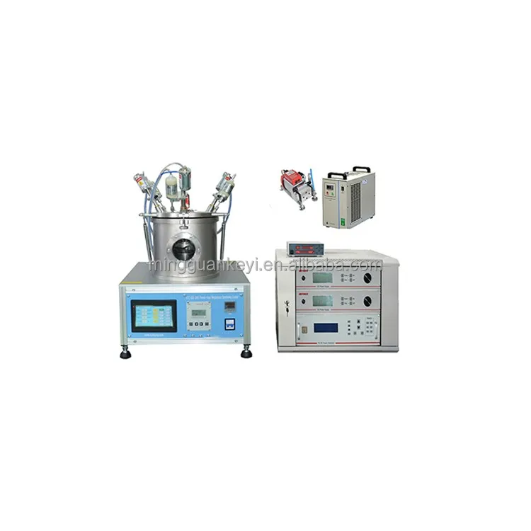 Threel-Head DC Magnetron Sputtering Coater for sputter coating of conductive materials VTC-600-3HD