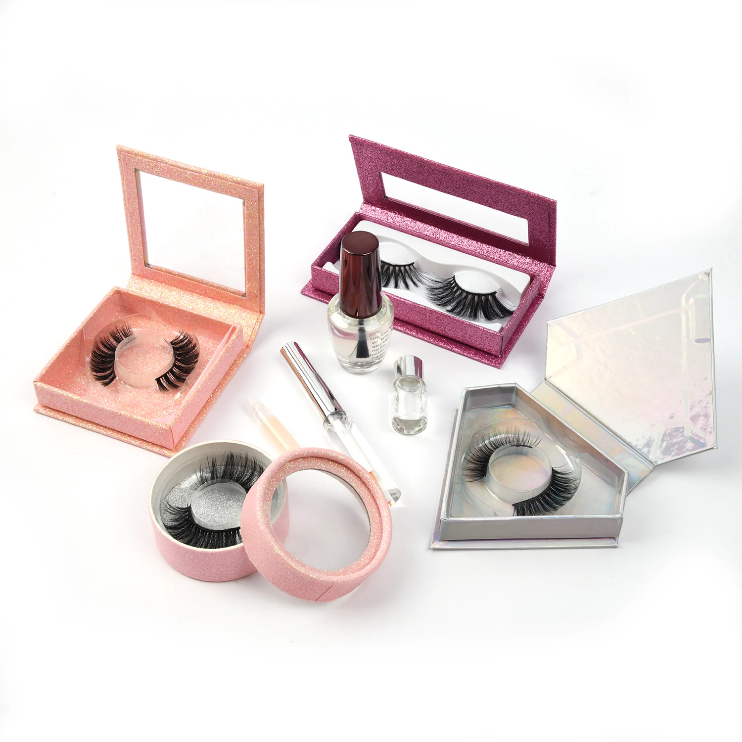 
Free Sample Neitsi 25mm Korea Natural False Eyelashes Fiber Materia Reusable| 100% Guangzhou False Eyelashes w30# 