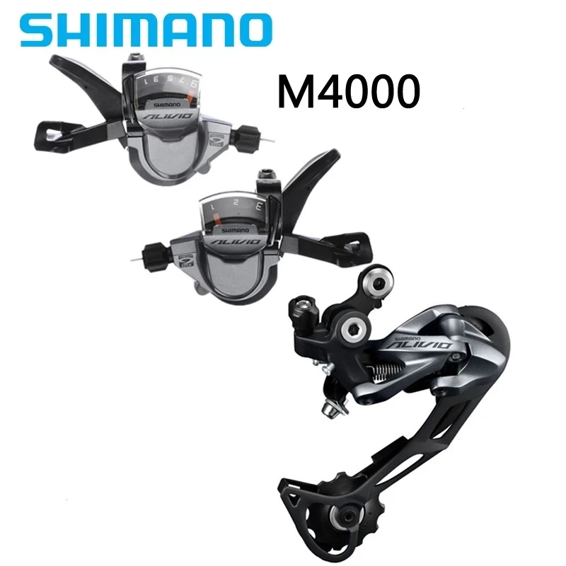 SHIMANO рычаг переключения передач 3x9 27-скоростной велосипед M4000 9-скоростной горный задний переключатель SL-M4000 RD-M4000 набор деталей