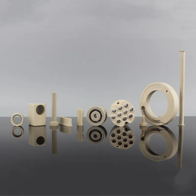 PTFE RPTFE PVDF PFA PPS customize parts peek fittings cnc plastic part