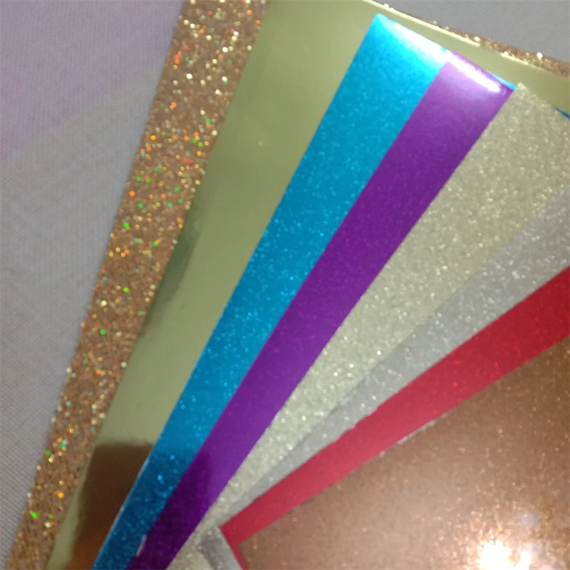 300gsm 12*12 Inch Amazon Cardstock Printing Film Laminated Glitter Paper