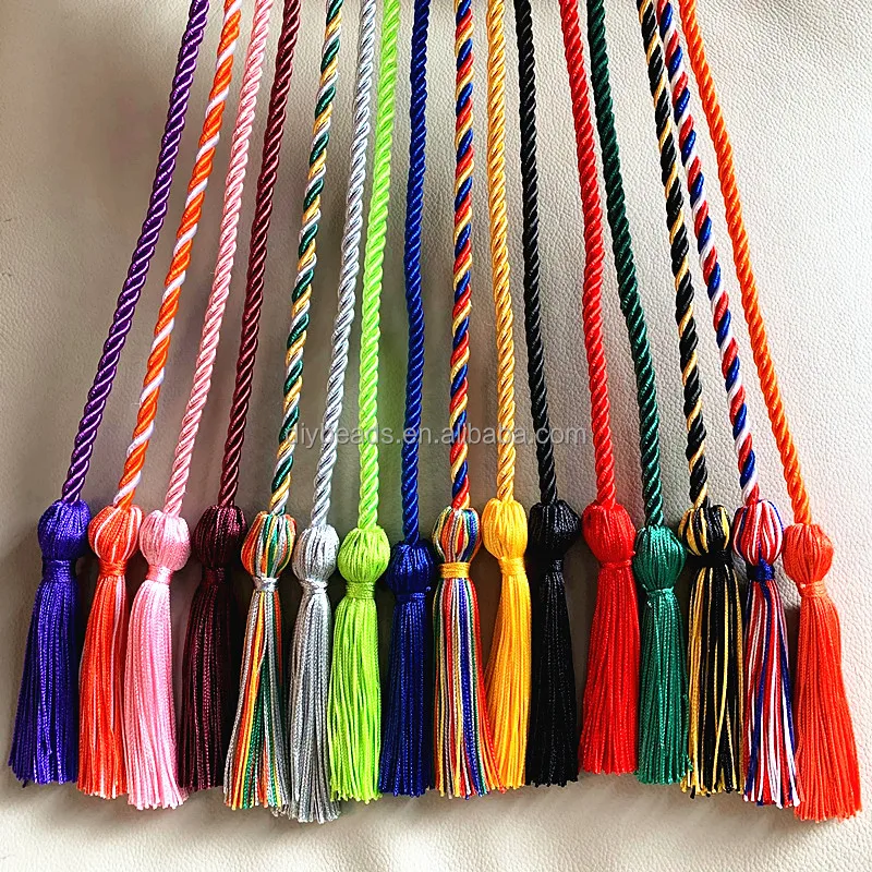 Оптовая продажа, выпускная бахрома из полиэстера на заказ, бахрома для мальчишника