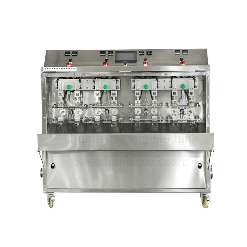 Автоматическая пластиковая упаковочная машина для упаковки утки, крови, японского яйца, тофу