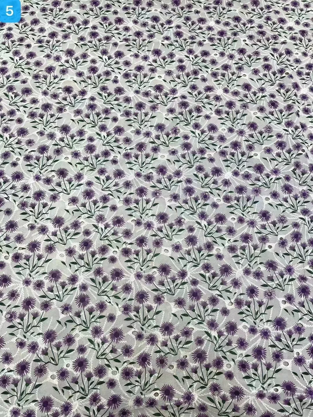 New chiffon printed embroidered fabric flower dress lace embroidered curtain fabric