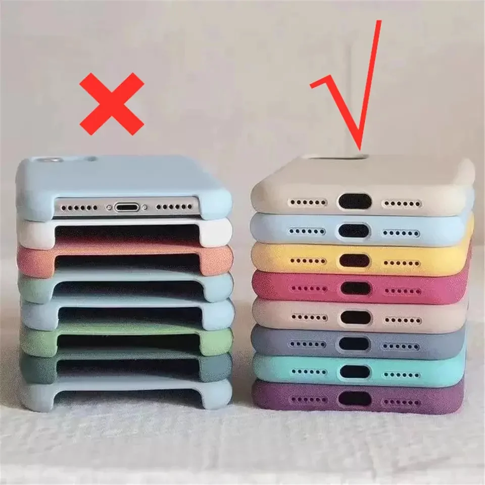 Чехол из жидкого силикона с логотипом для Apple iPhone X XR XS 11 12 13 14 Plus Mini