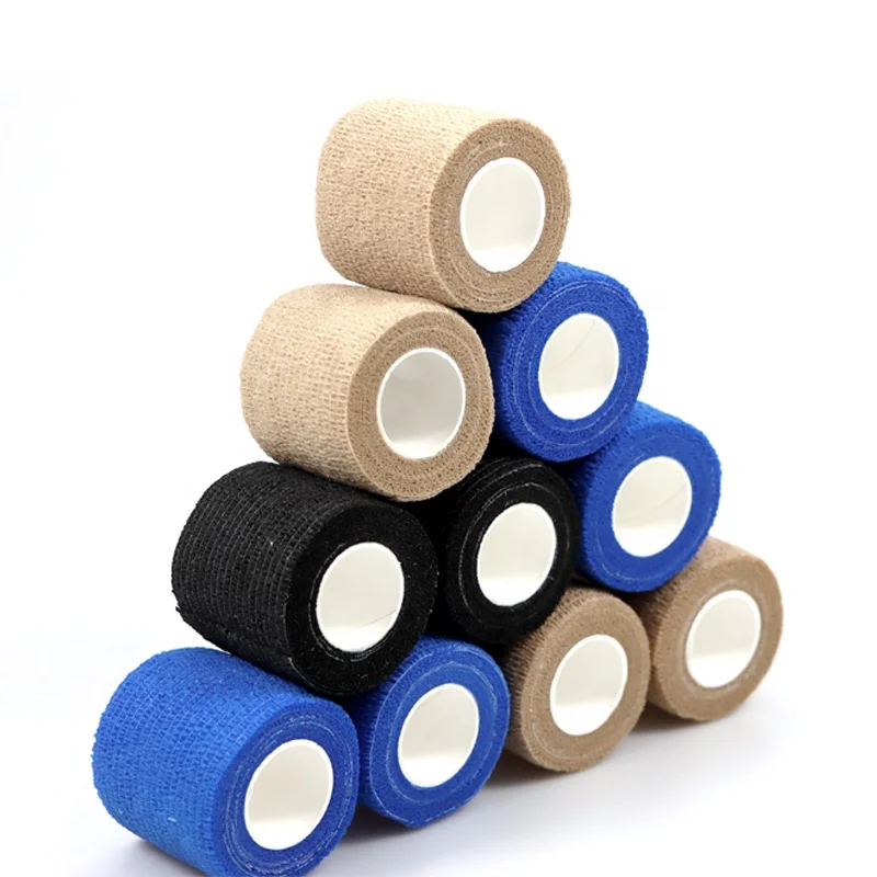 Medical High Quality Waterproof Fitness Safety Joint Protection Elastic Cohesive Bandage