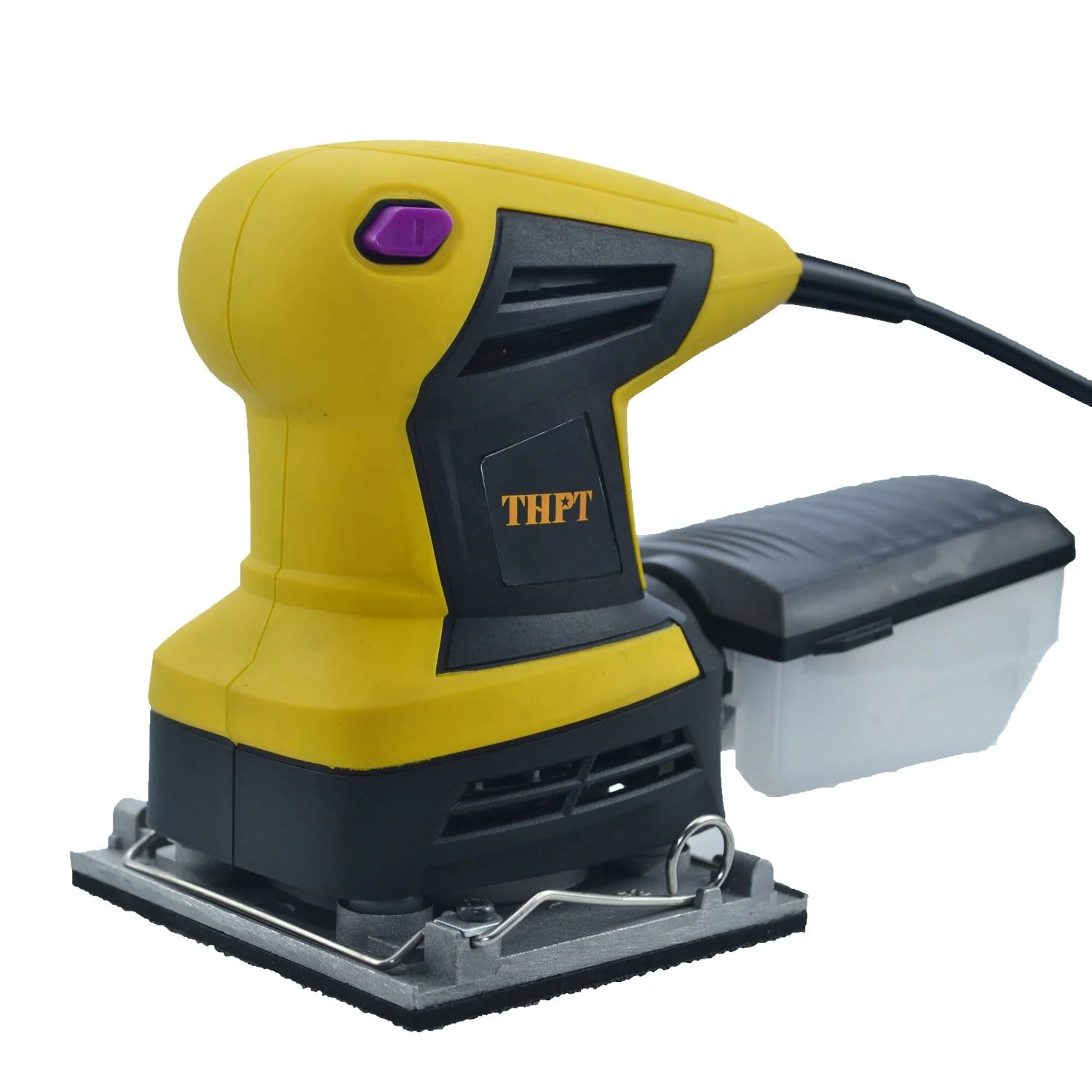 THPT OEM домашний DIY деревообрабатывающий Электроинструмент 260 Вт 110*100 мм электрическая Накладка для обработки ладони шлифовальная машина с самоклеющейся наждачной