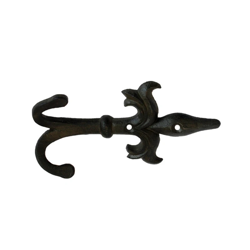 Novel design metal art antique  cast iron spearhead  hook