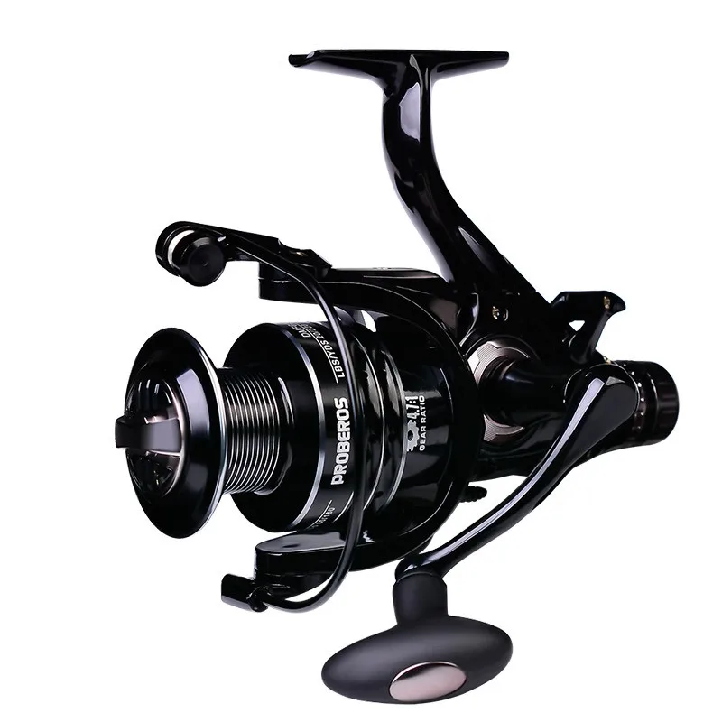 Wholesale 5.2:1 4.7:1 Full Metal Spool Spinning Pole Lure Sea Fishing Tackle Wire Cup Fish Wheel Spinning Wheel  REEL