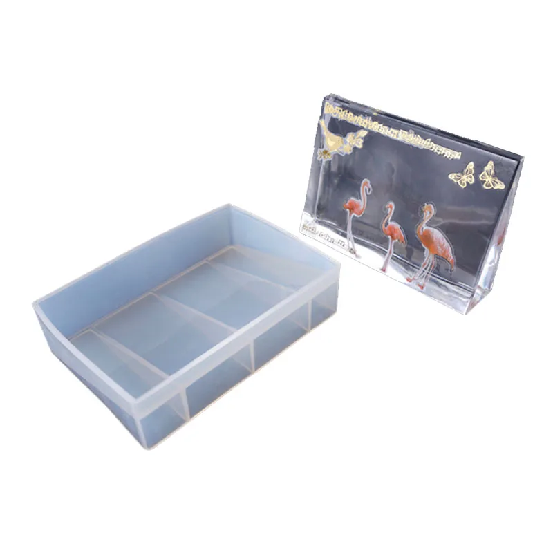 Resin Photo Frame Moulds Homemade Decorative Silicone Heart Shaped Photo Frame Mold For Resin Diy