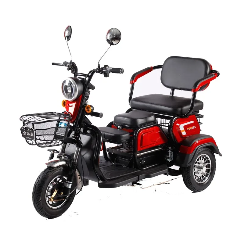 High Quality Best Selling 48V 60V 600W Motorized Tricycles 800W 3 Wheel Electric Tricycles 1000W Scooters Bicycle For Adult