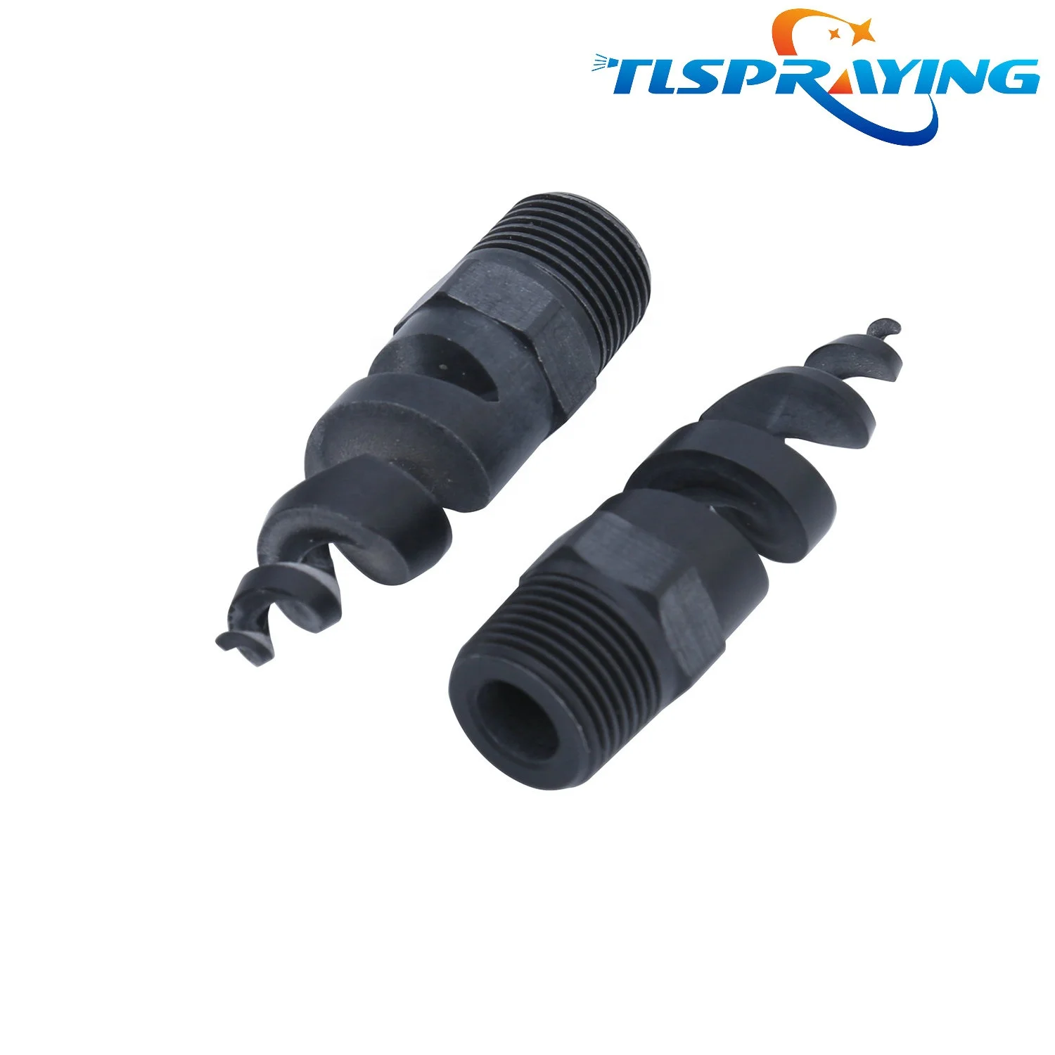 3/8 SPJT Hollow Cone/Full Cone Spiral Plastic Spray Nozzle, spiraljet nozzle