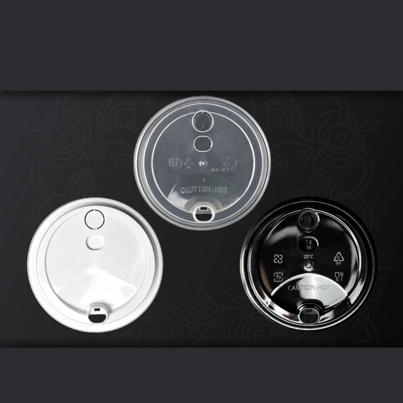 90MM Take away disposable coffee Cup Lid use hot/ cold drink PP/PS cover lid for cup