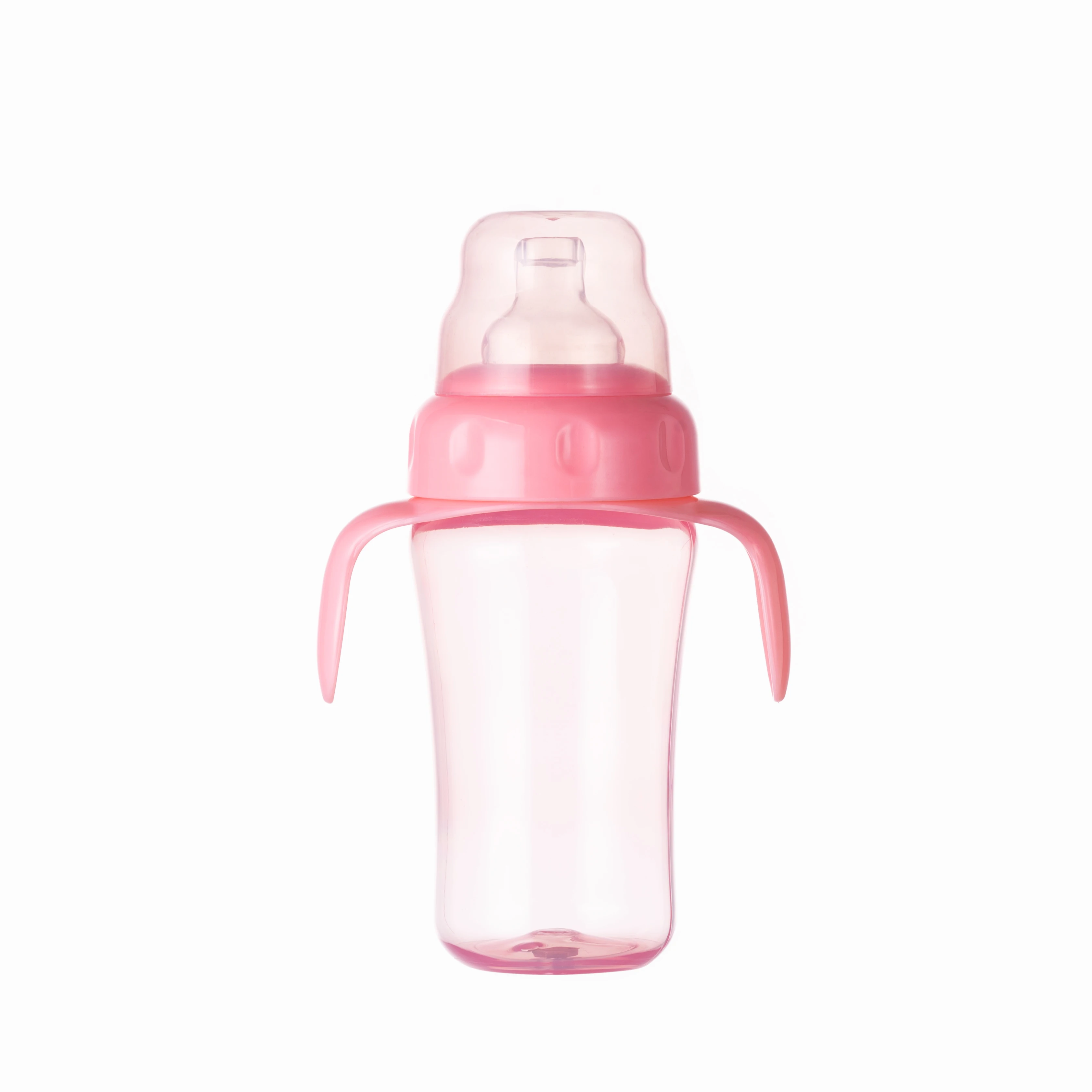 New Baby Feeding Products BPA Free 3 in 1 Lovely Cartoon 150ml/210ml/330ml Baby Sippy Cup/Baby Training Bottle With Straw