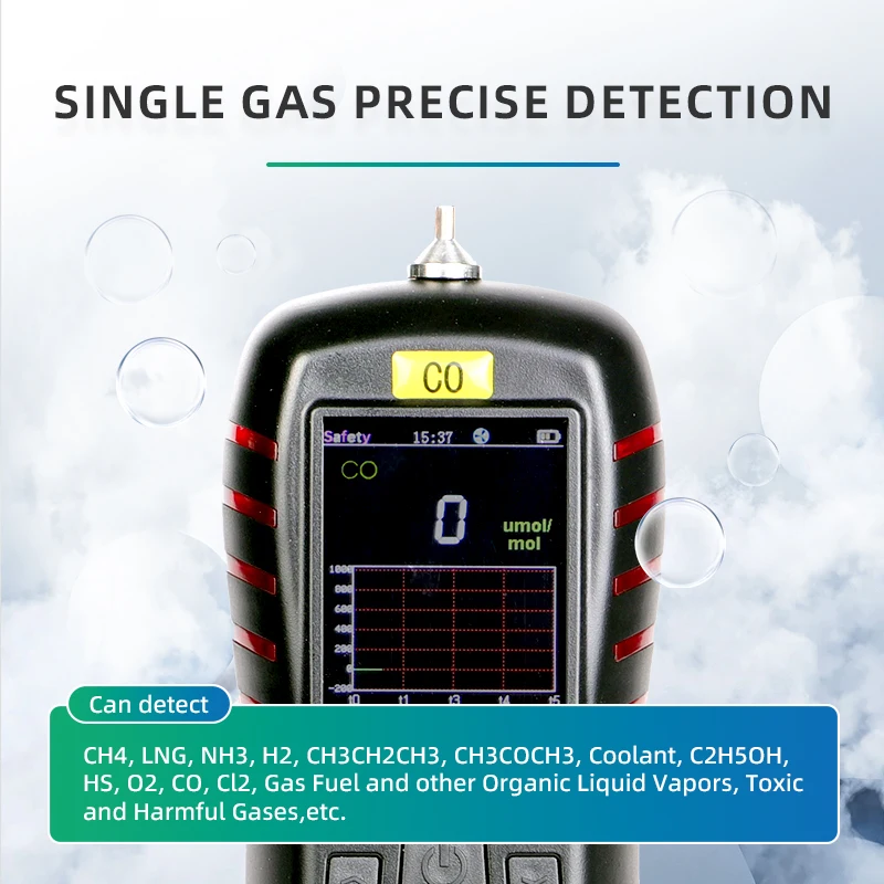 Cheap Price S311 digital radon detector single gas detector with rechargeable lithium battery